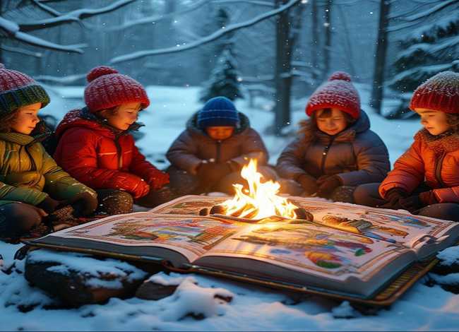 冬天的约定儿童故事、幼儿故事冬天的约定