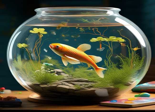 儿童故事小鱼缸；鱼缸里的小金鱼故事