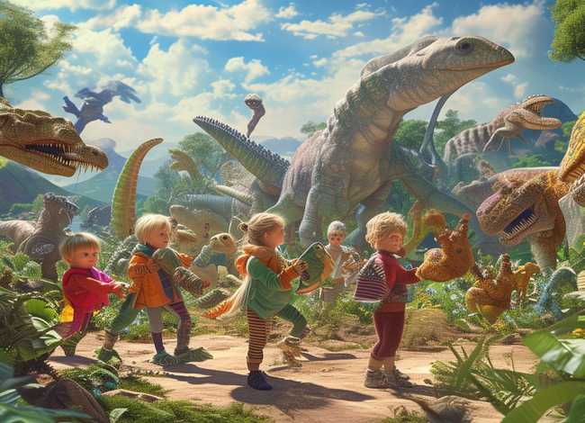 儿童故事恐龙大冒险、恐龙大冒险绘本故事