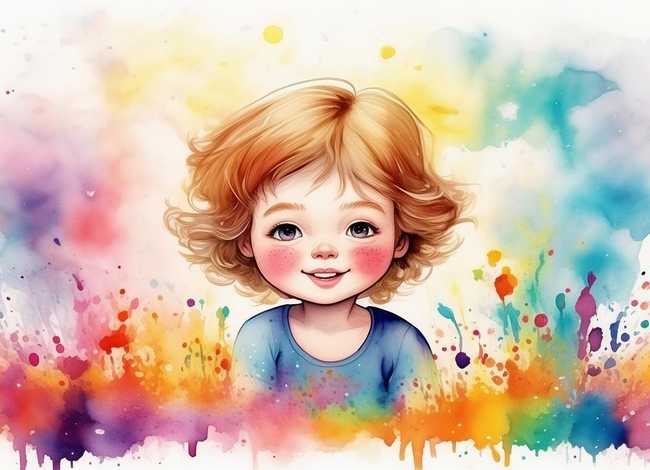 水彩笔画儿童；儿童水彩笔画怎么画