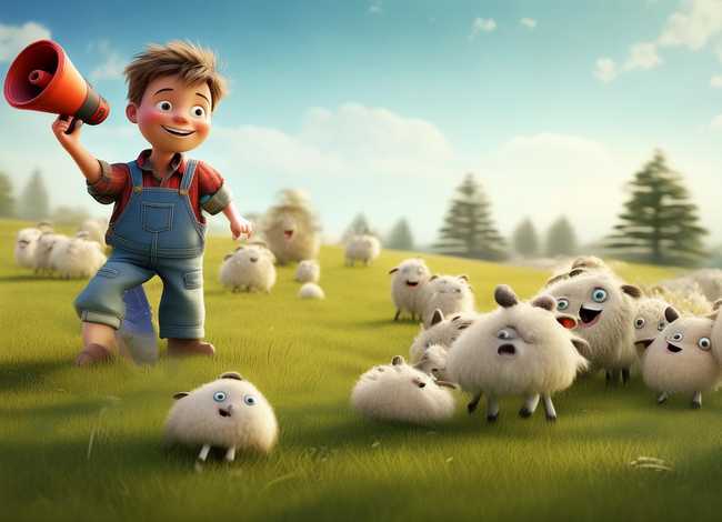 狼来了的故事儿童版音频；狼来了的故事语音版