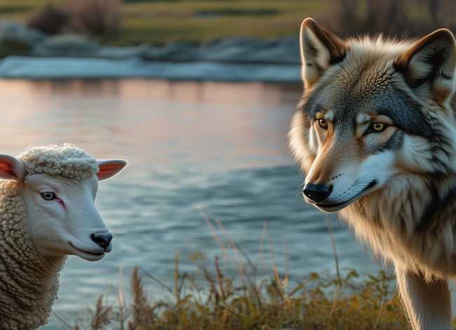 狼和小羊儿童故事内容；狼和小羊的故事内容