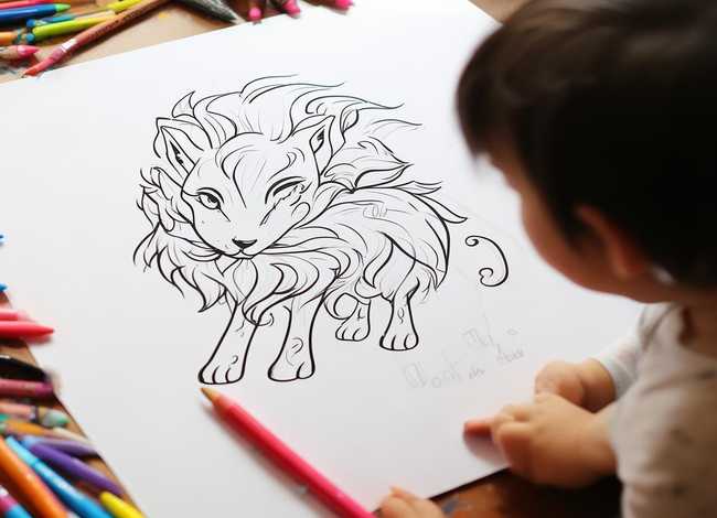 豹简笔画儿童0-3岁 - 豹的儿童简笔画