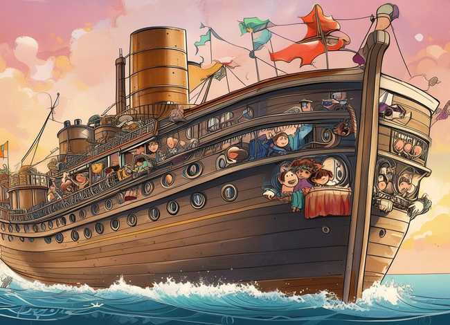 轮船故事儿童读物、轮船里的故事读后感