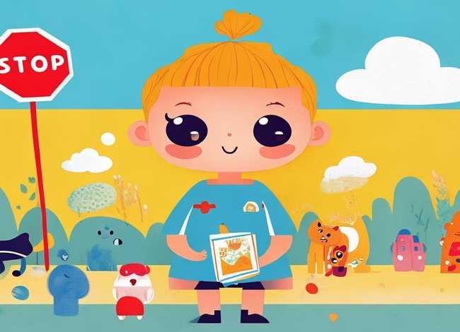 儿童安全故事简笔画 安全故事幼儿