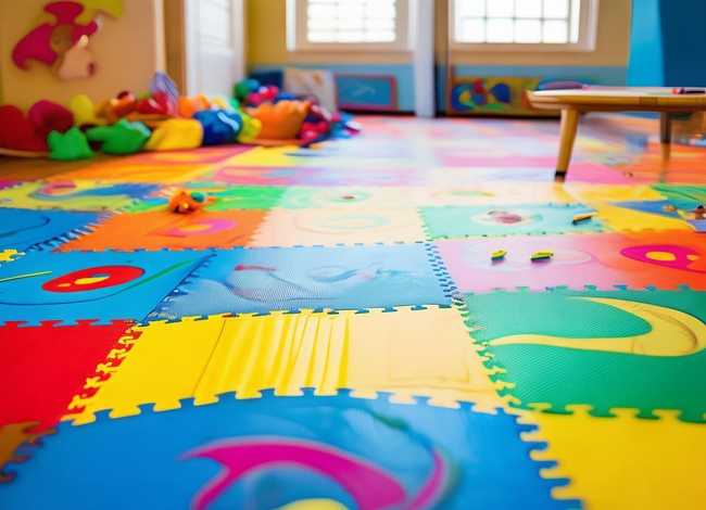 儿童地板砖颜色，儿童地板砖颜色搭配