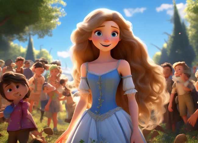 儿童童话故事白雪公主 - 儿童童话故事白雪公主和小朋友