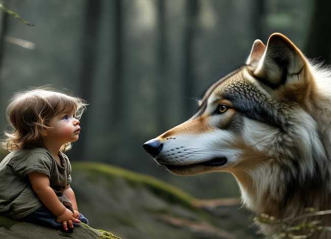 狼和小孩儿童故事，狼和小孩儿的故事讲了什么道理
