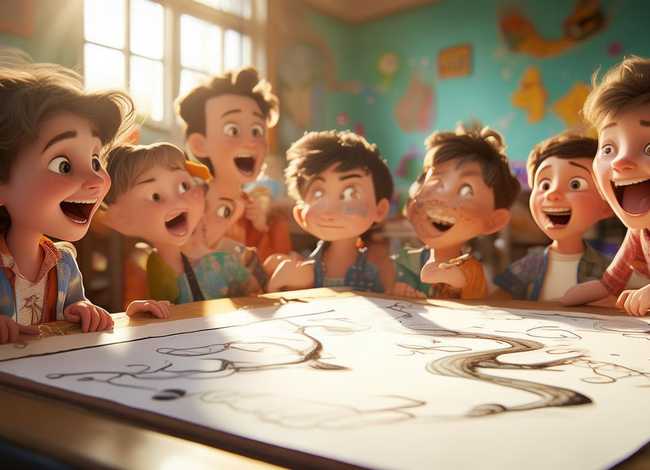 画蛇添足儿童故事剪辑；少儿故事画蛇添足