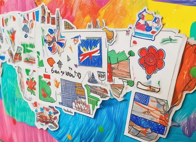 儿童爱祖国手工；儿童爱祖国手工粘贴画