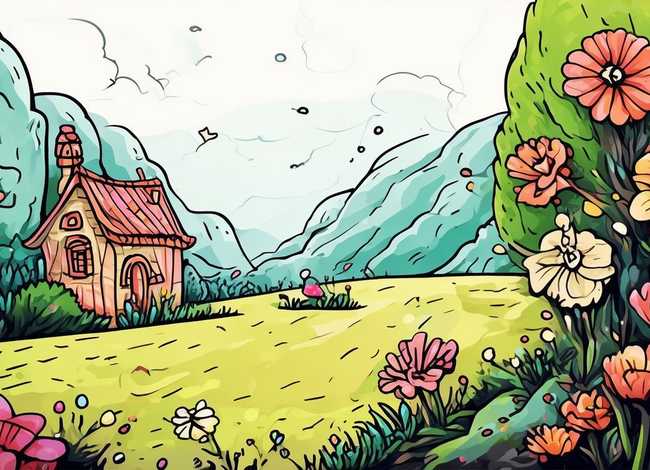 童话故事插画图片、童话故事插画图片简笔