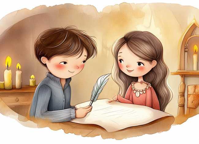 爱的故事书简笔画（爱的故事书简笔画图片）