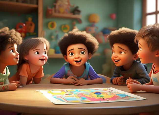 儿童故事四人对话短篇；四人对话幼儿故事