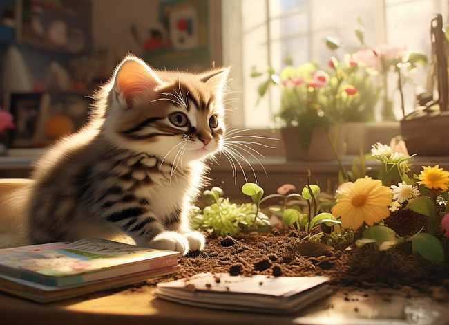 一年级听故事讲故事 - 一年级听故事讲故事小猫种鱼