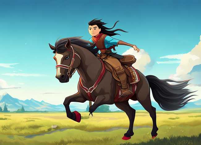 嘎达梅林的故事儿童视频；《嘎达梅林》的故事