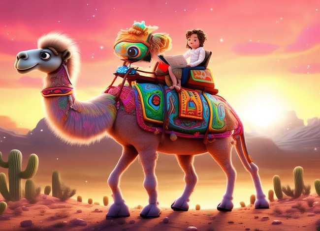 关于骆驼的童话故事；关于骆驼的绘本故事