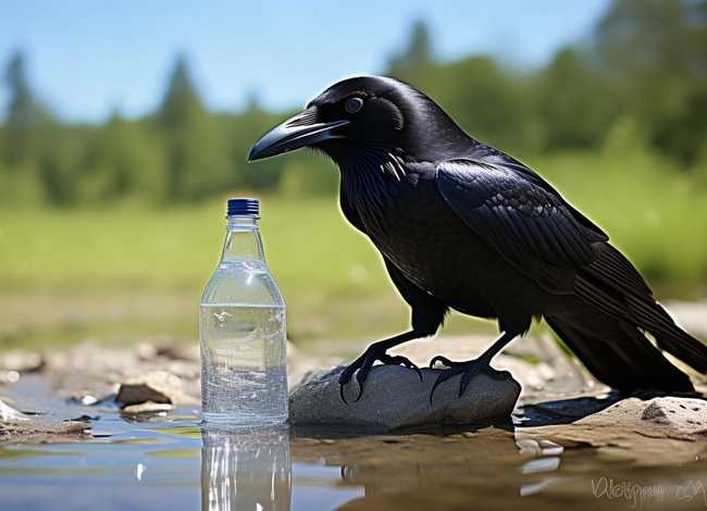 乌鸦喝水儿童故事原文（乌鸦喝水的故事原文视频）