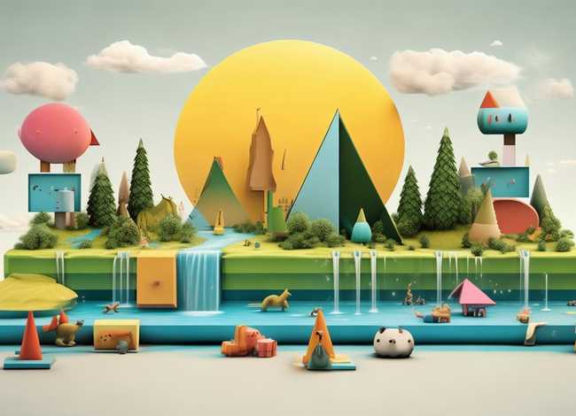 几何图形故事创意画、几何图形故事创意画大全