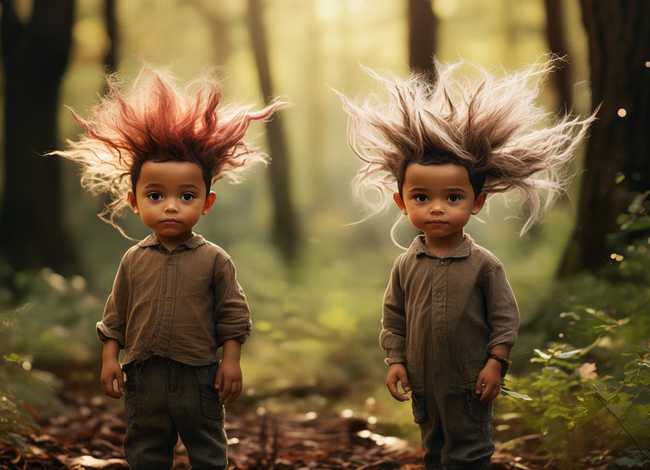 山鬼发型儿童、山鬼发型儿童男