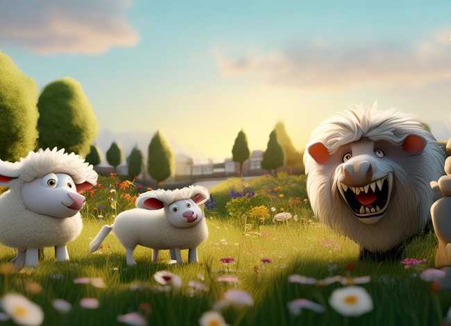 儿童故事三只小羊羔 - 儿歌三只小羊的故事视频