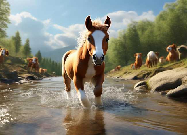 儿童故事小马过河的故事文字、小马过河故事文字版简短版