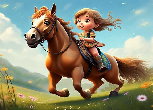骑马儿童故事（骑马故事游戏）