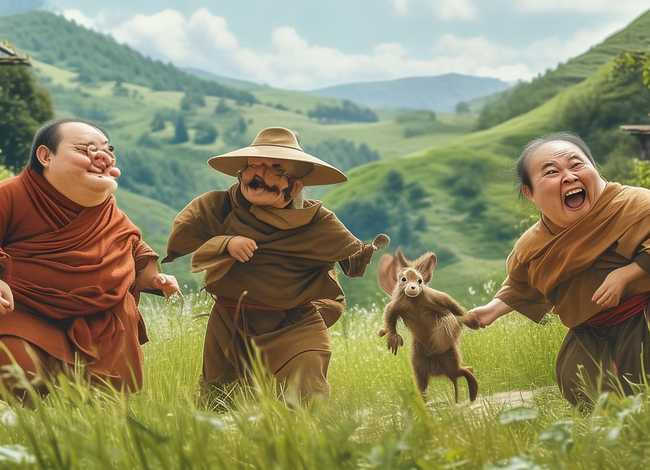 三个和尚的故事简单版 - 三个和尚的故事简单版图片