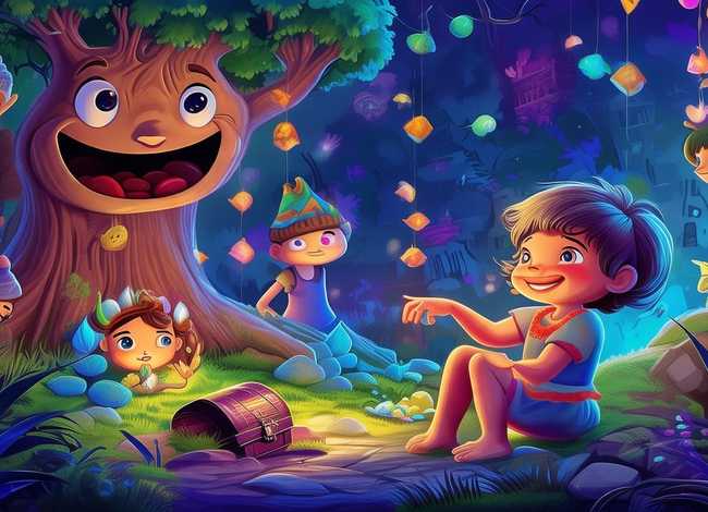 儿童故事图片带字图片 - 儿童故事图片带字