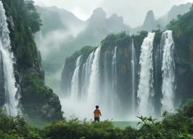 儿童古诗望庐山瀑布（少儿古诗望庐山瀑布）