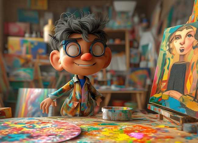 粗心的小画家改编儿童故事（粗心的小画家改编的歌）