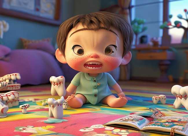 换牙齿儿童故事，换牙齿的绘本故事