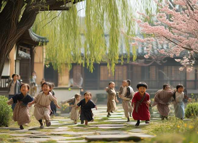 古代儿童古诗图片 - 古代儿童图片大全