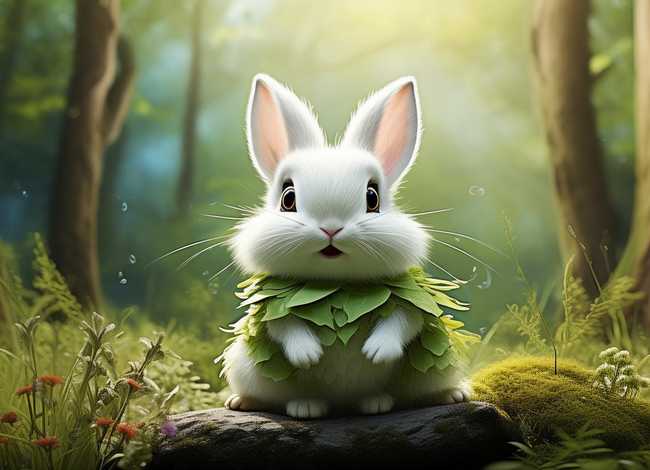 机智的小白兔故事、机智的小白兔故事背景音乐叫什么