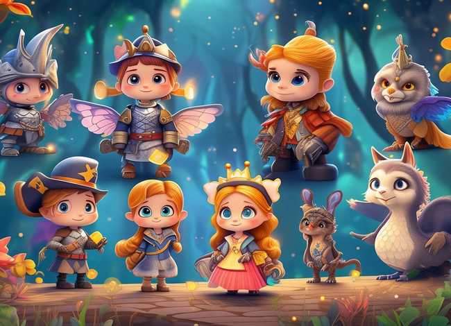 幼儿故事角色、幼儿故事角色7人