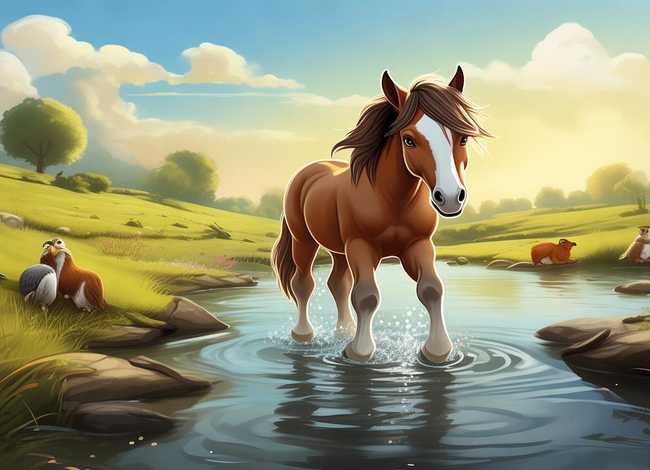 小马过河的小故事 小马过河的小故事图片 小马过河的小故事 小马过河的小故事图片