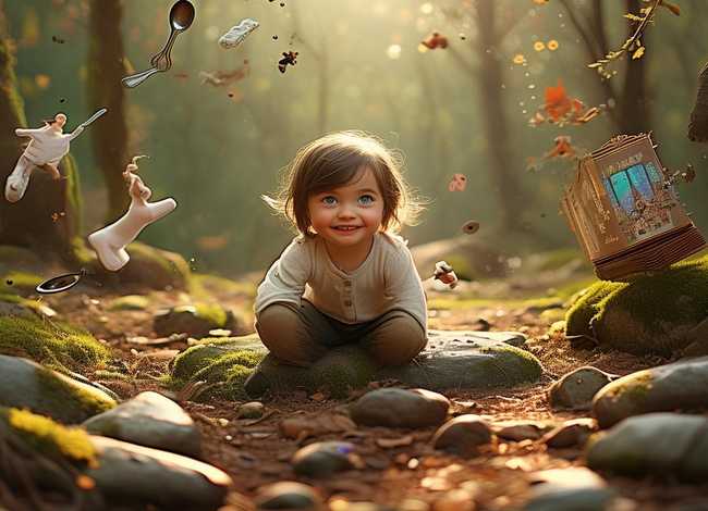 生活中的精灵儿童故事，日常生活中的精彩故事