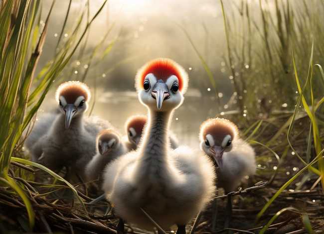 丹顶鹤儿童故事；幼儿丹顶鹤故事短篇