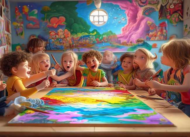 少儿画画讲故事，少儿画画讲故事图片