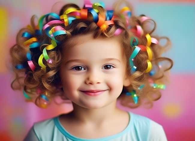 儿童发型编发 儿童发型编发中发