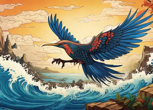 神话故事精卫填海手抄报 - 神话故事精卫填海手抄报的步骤