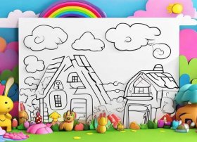 3岁儿童填色画图片大全可打印免费、3岁儿童涂色画打印大图