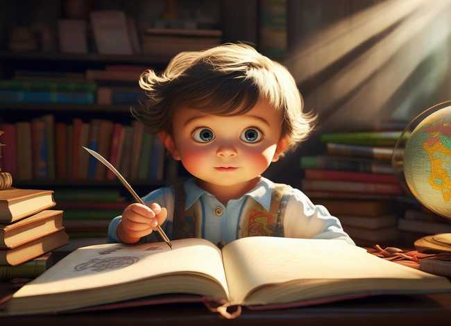 儿童早慧故事50字 - 小孩早慧的故事