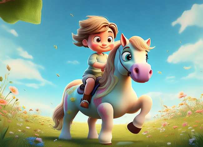 儿童故事马 - 关于马的幼儿故事简短