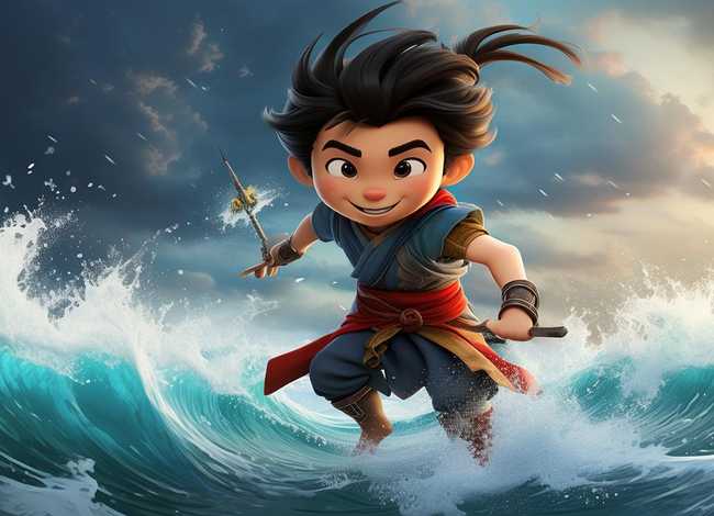 儿童故事哪吒闹海简短 - 幼儿故事哪吒闹海简短的