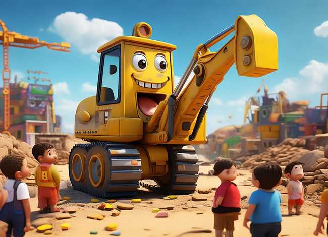 挖掘机故事在线收听儿童、挖掘机的故事在线收听