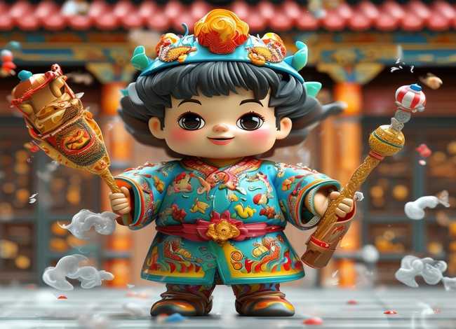 儿童门神画作品（儿童门神画作品图片）