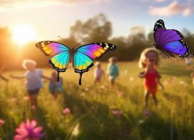 三只蝴蝶幼儿故事，三只蝴蝶幼儿故事图片