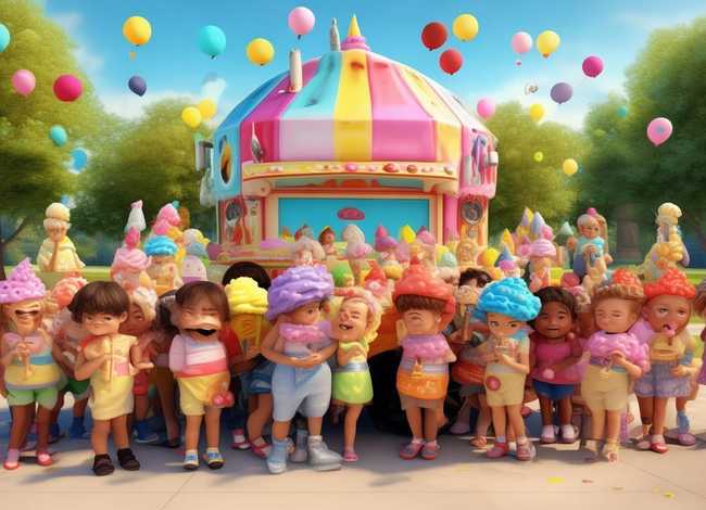 一百个冰淇淋儿童故事 - 100个冰淇淋的故事