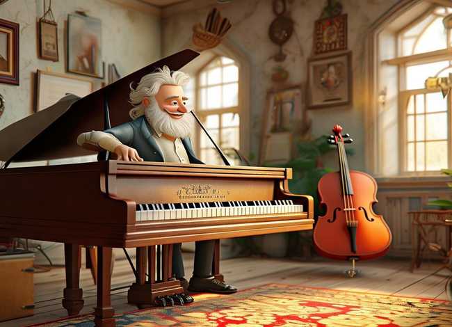 音乐家的故事绘本；音乐家的故事绘本图片