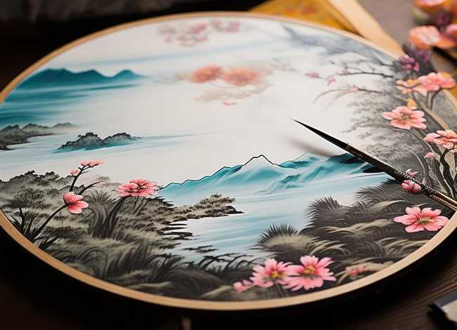 团扇绘画视频（团扇绘画视频大全）